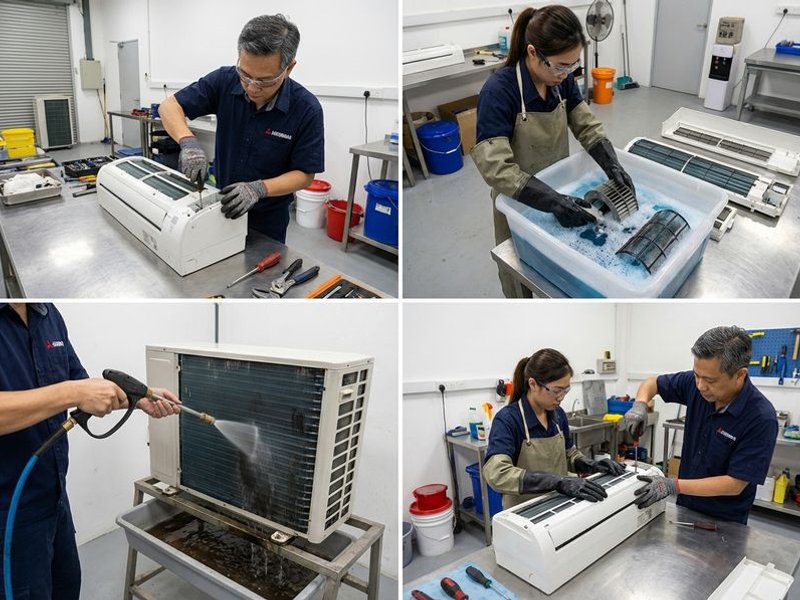 Chemical Wash Full Dismantle Process
